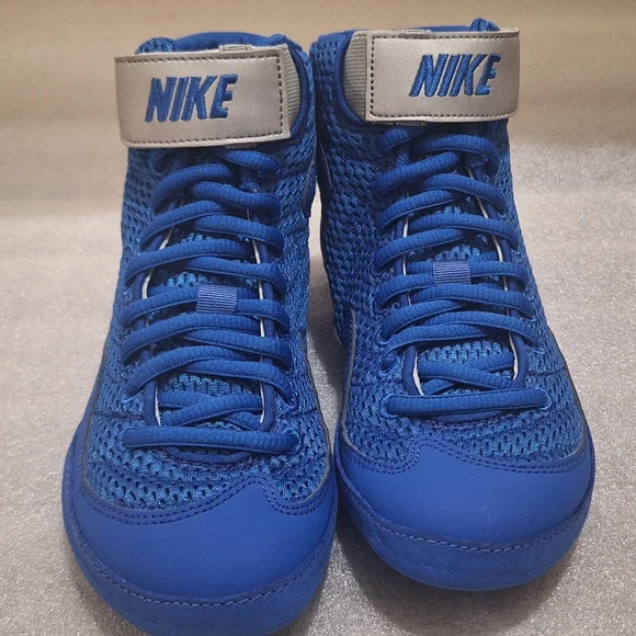Nike Inflict Blue Wrestling Shoes - Picture 3 of 6